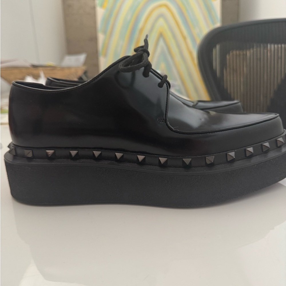 valentino garavani rockstud creepers 39